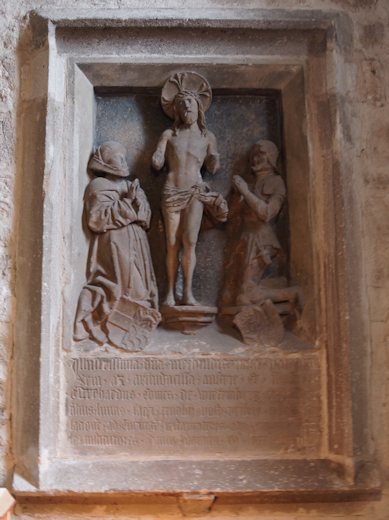 Relieftafel in der Martinskirche